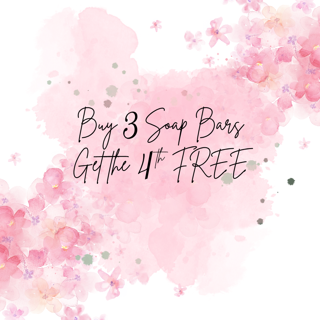 Buy 3 Soap Bars, Get the 4th Soap Bar Free