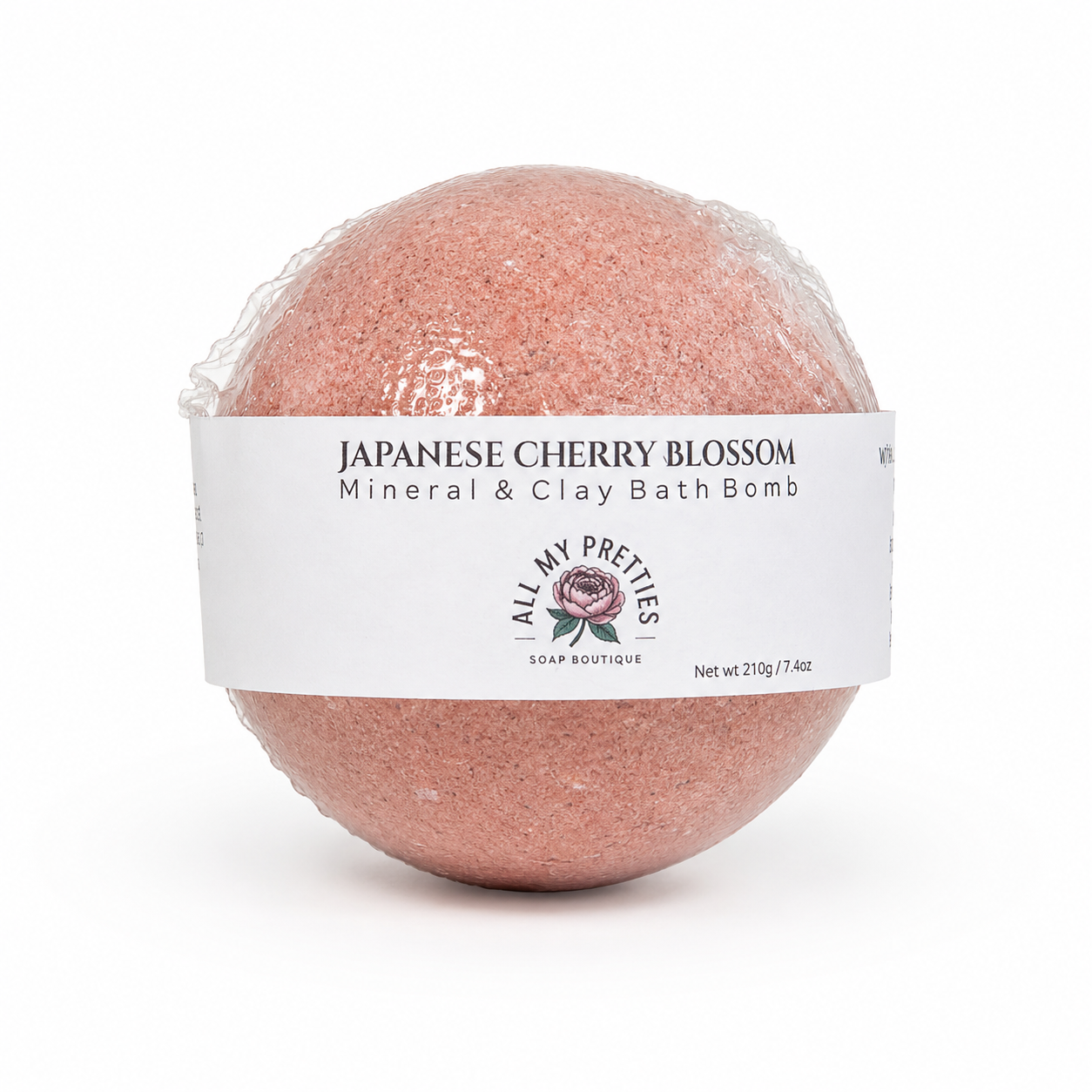 Japanese Cherry Blossom Clay & Mineral Bat Bomb