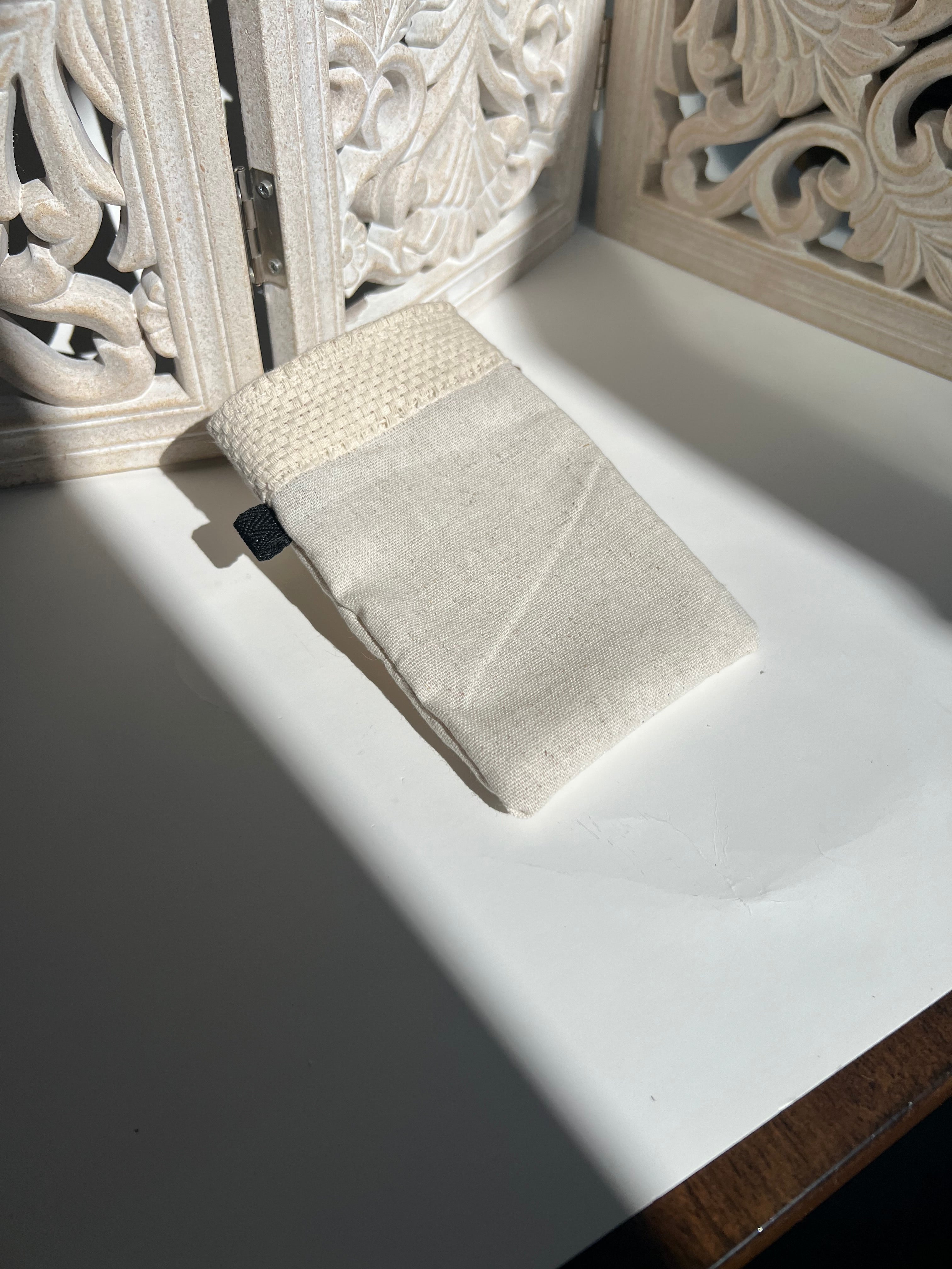 Monks Cloth, Linen, Rayon, 100% Cotton Soap Saver Bag