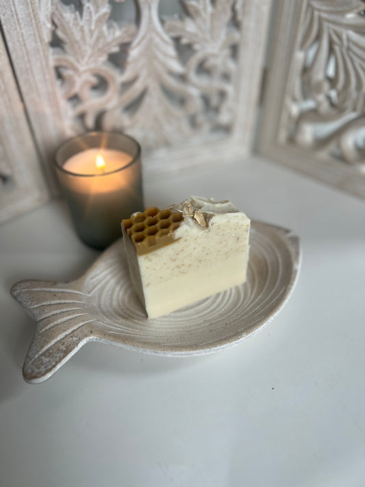 Honey, Oat & Coconut Milk Vegan Body and Face Soap