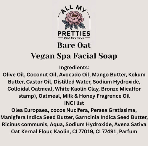 Bare Oat Spa Face Soap