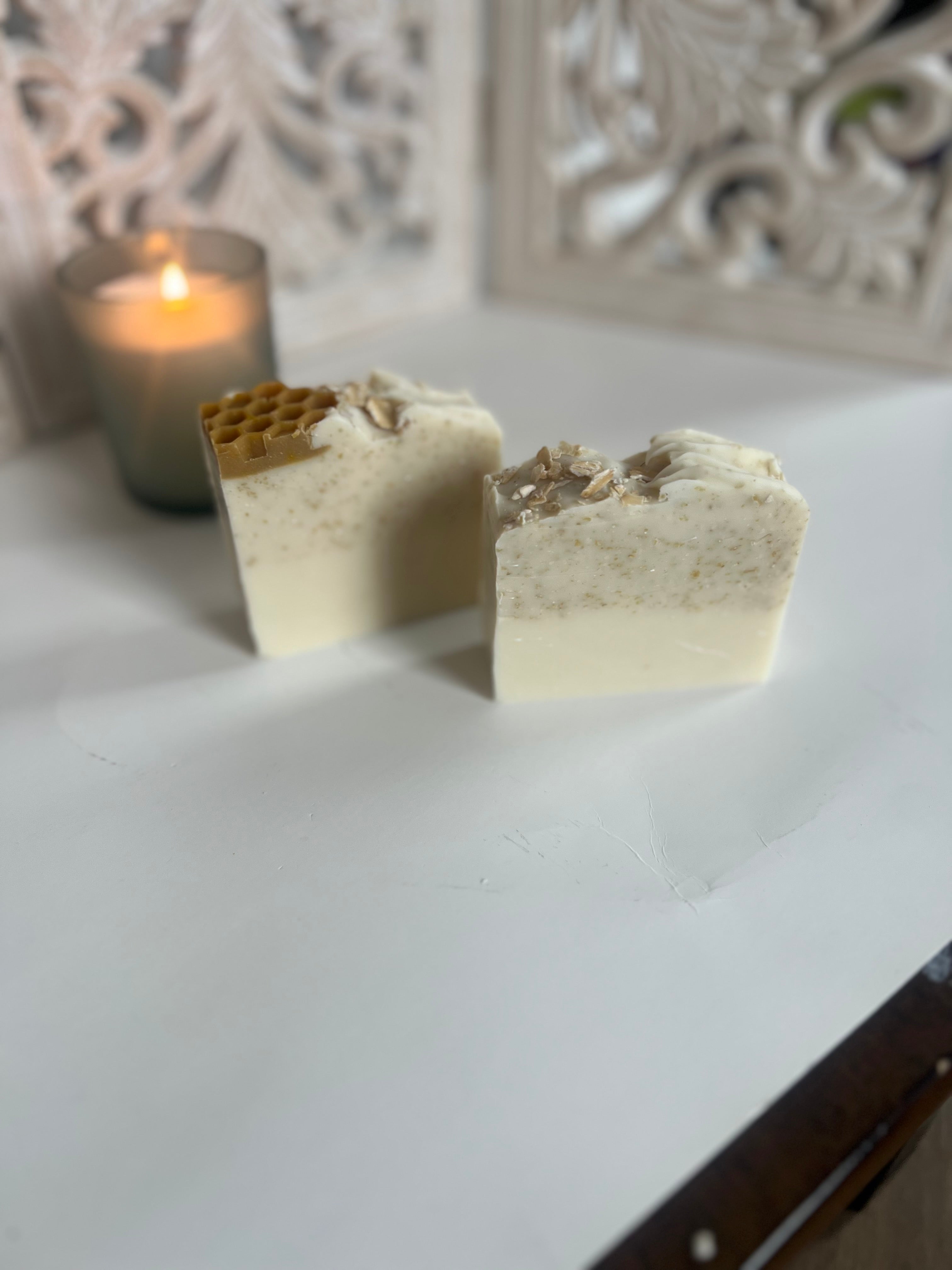 Unscented Coconut Milk & Oatmeal Exfoliating Soap
