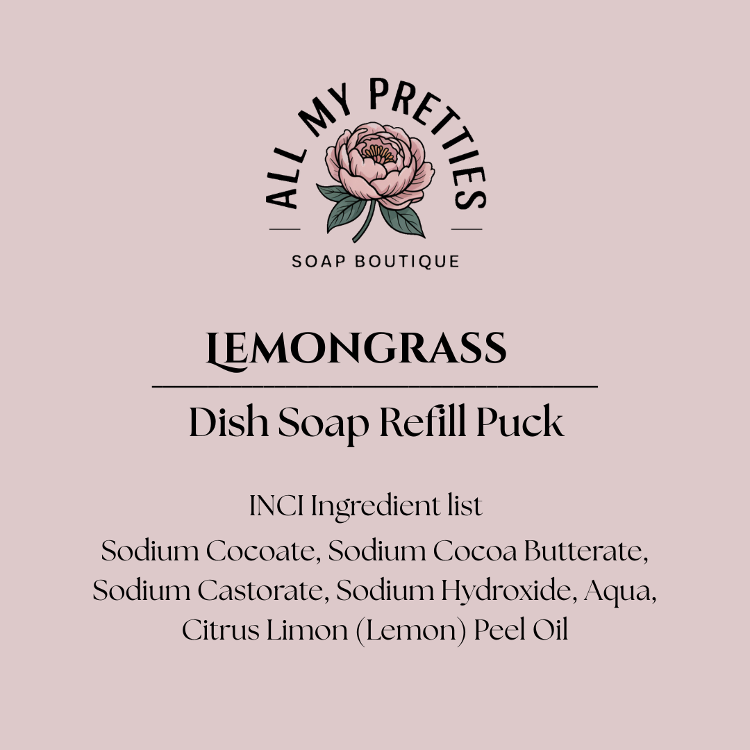 Lemongrass Refill Dish Soap Puck