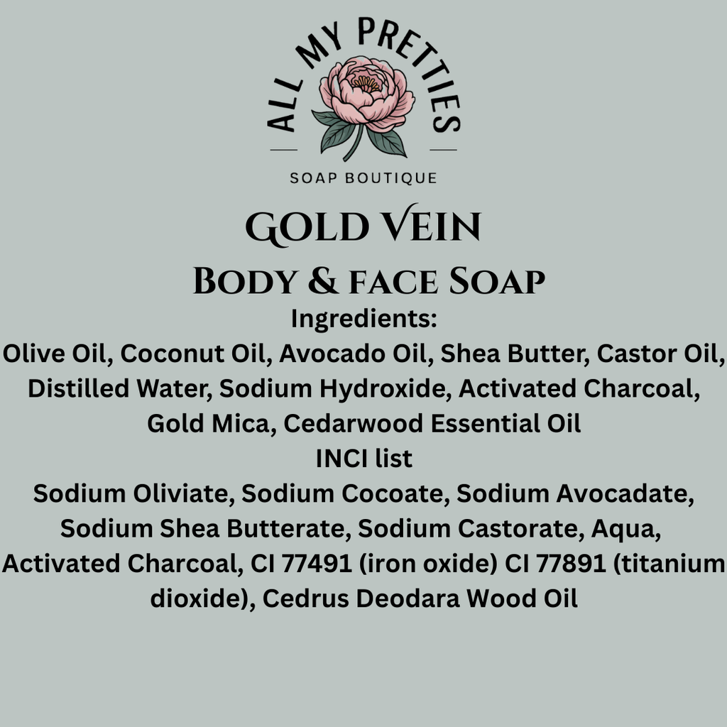 Gold Vein Body & Face Soap