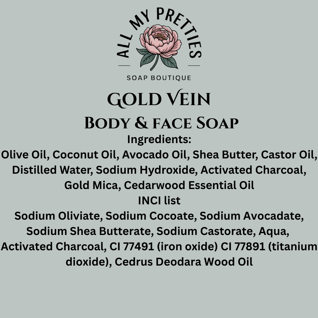 Gold Vein Body & Face Soap