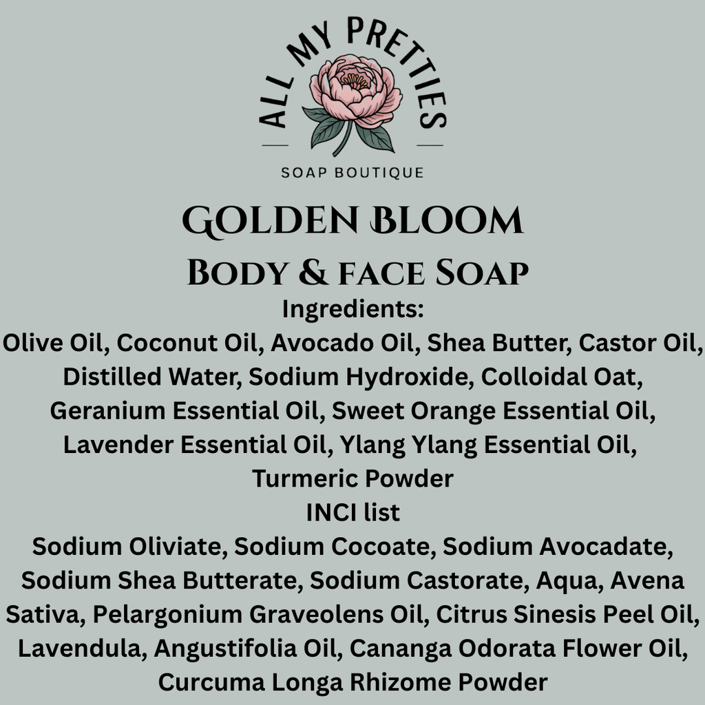 Golden Bloom Body & Face Soap
