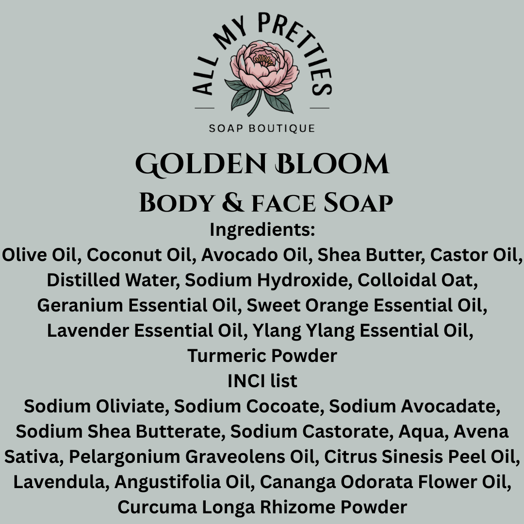 Golden Bloom Body & Face Soap