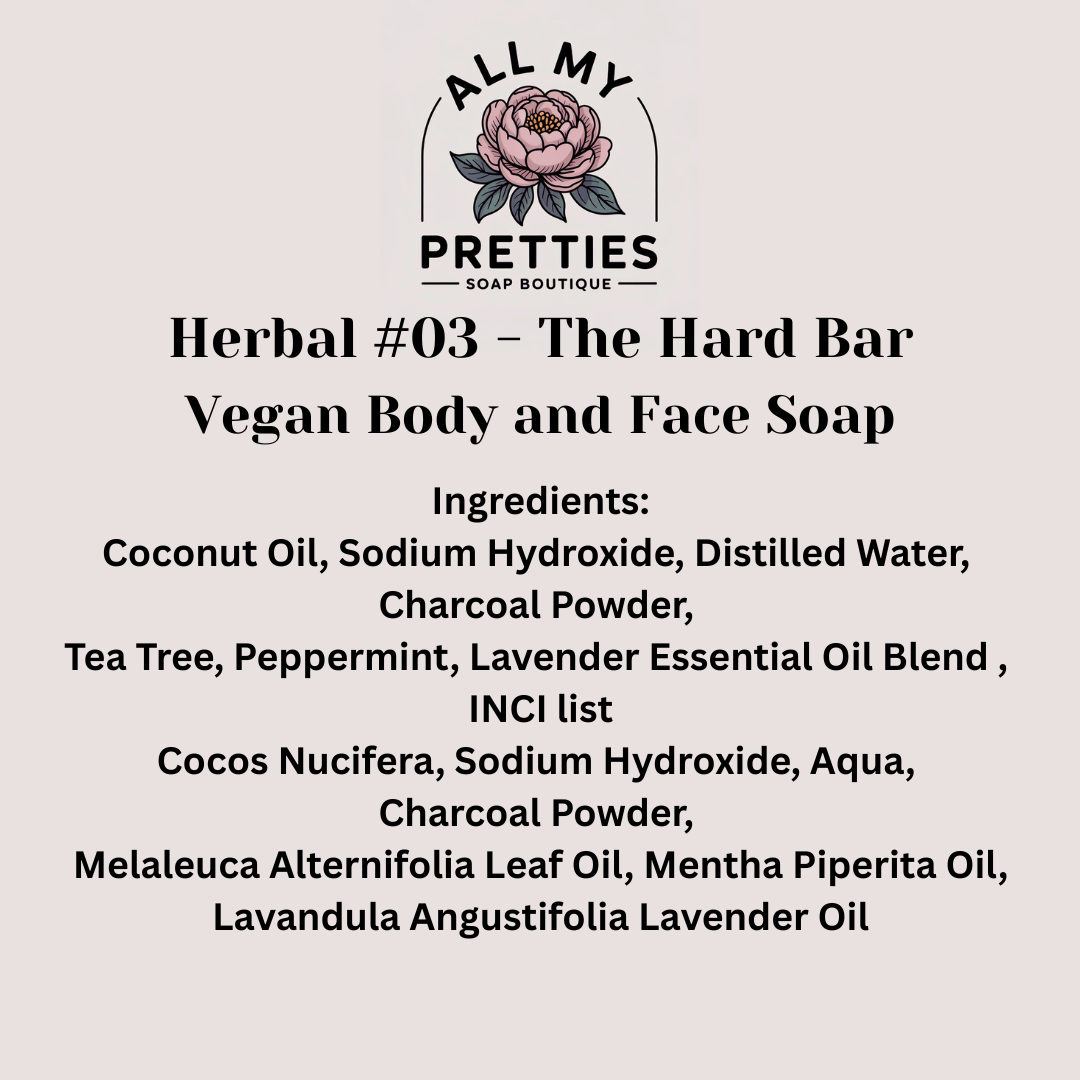 Herbal #03 - The Hard Bar Vegan Body and Face Bar
