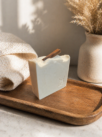 Cinnamon Cashmere Vegan Body and Face Soap