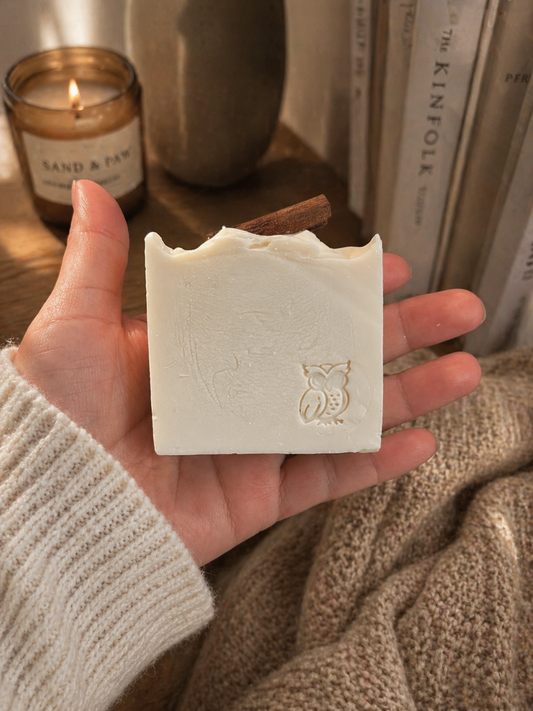 Cinnamon Cashmere Vegan Body and Face Soap