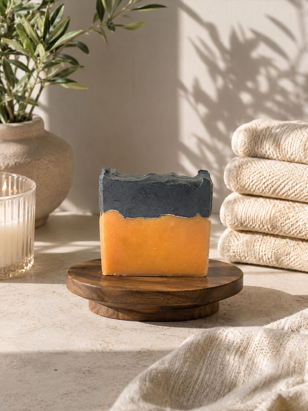 Smoked Gold Vegan Body and Face Soap
