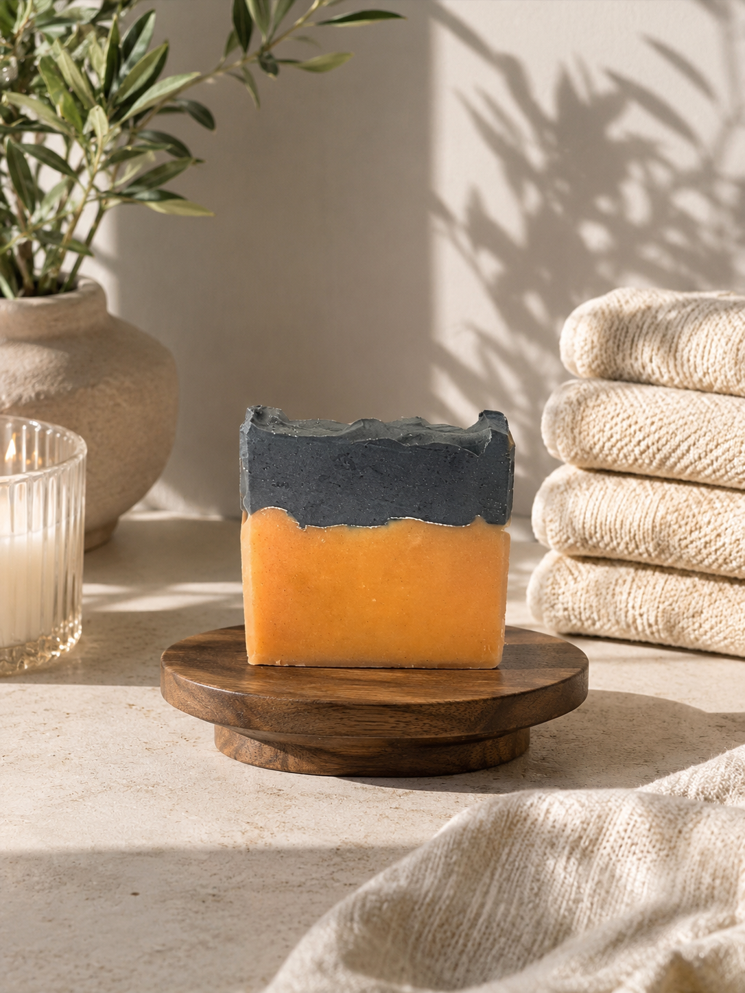 Smoked Gold Vegan Body and Face Soap