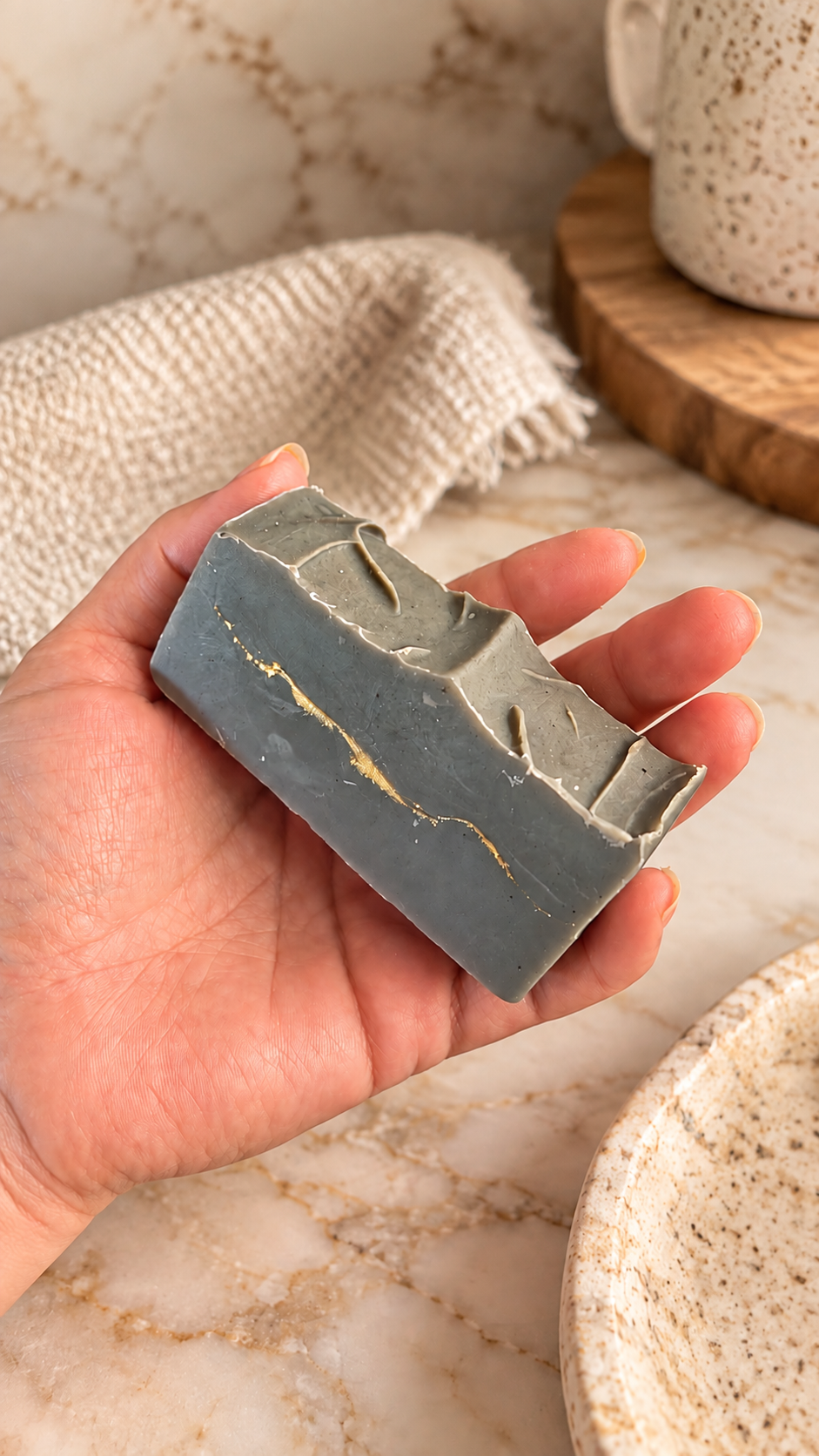 Gold Vein Body & Face Soap