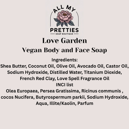 Love Garden Vegan Body and Face Soap