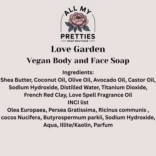 Love Garden Vegan Body and Face Soap