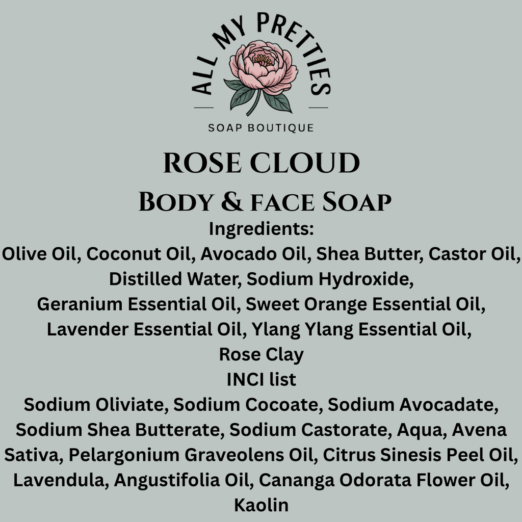 Rose Cloud Body & Face Soap