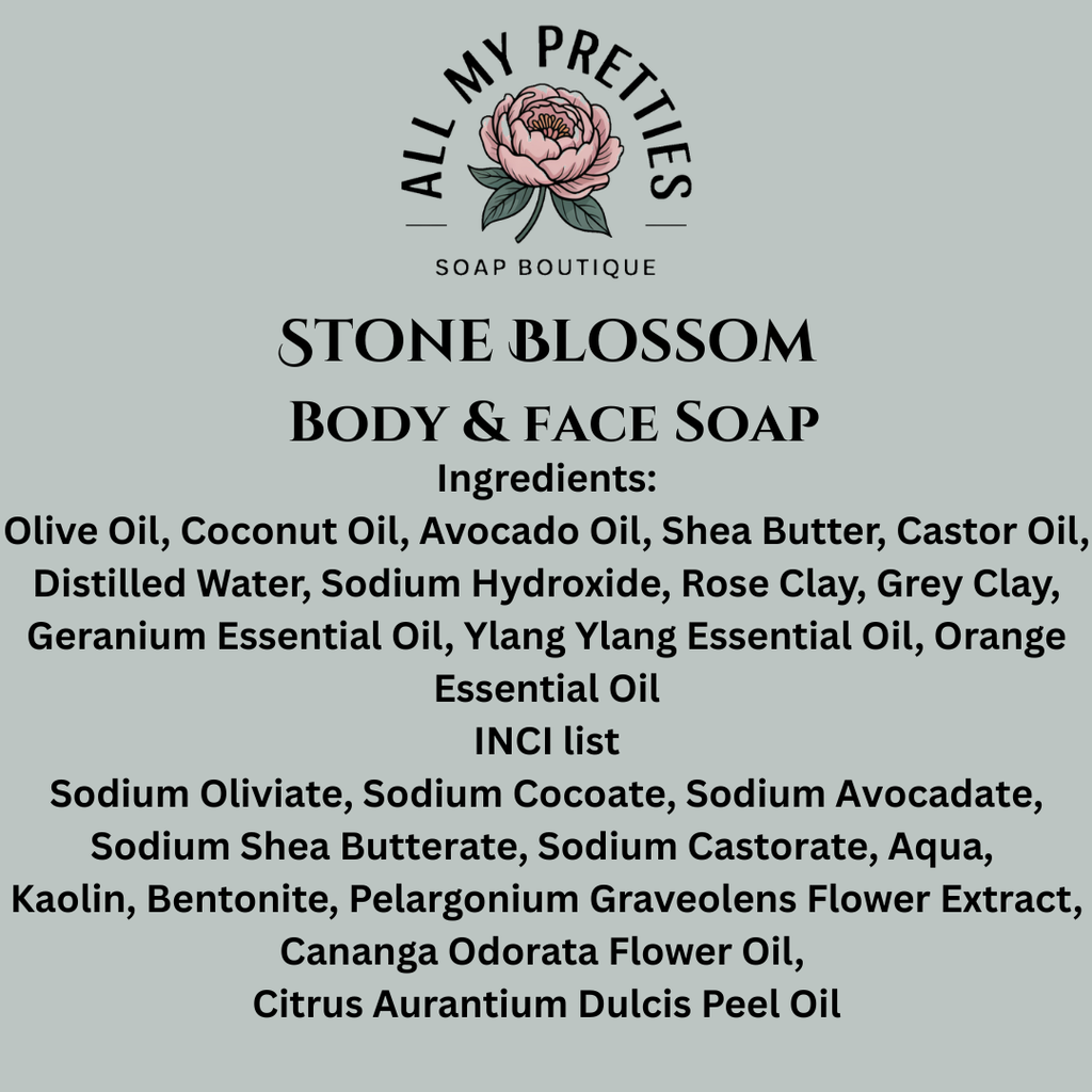 Stone Blossom Body & Face Soap
