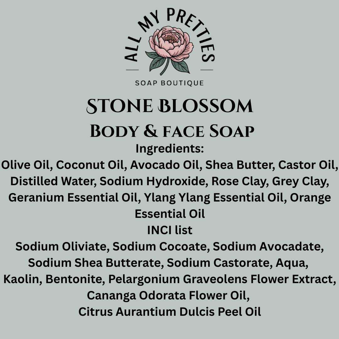 Stone Blossom Body & Face Soap