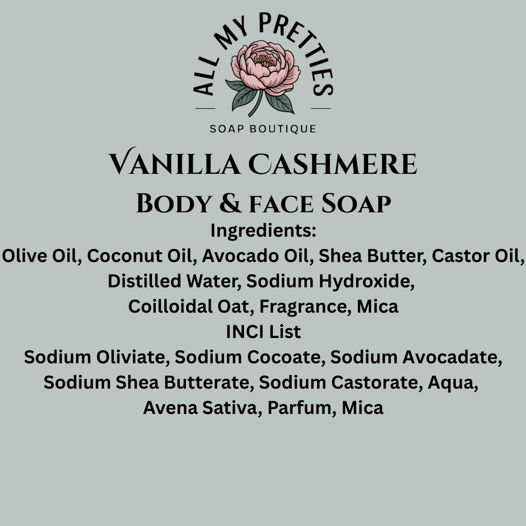 Vanilla Cashmere Body and Face Soap
