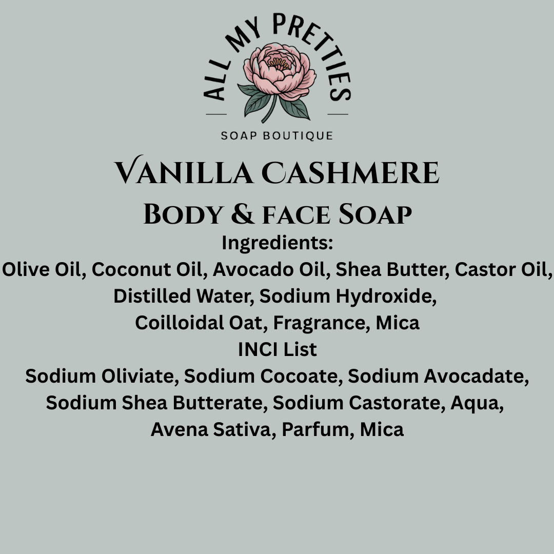 Vanilla Cashmere Body and Face Soap