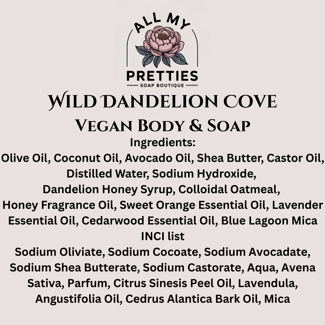Wild Dandelion Cove - Vegan Body and Face Soap
