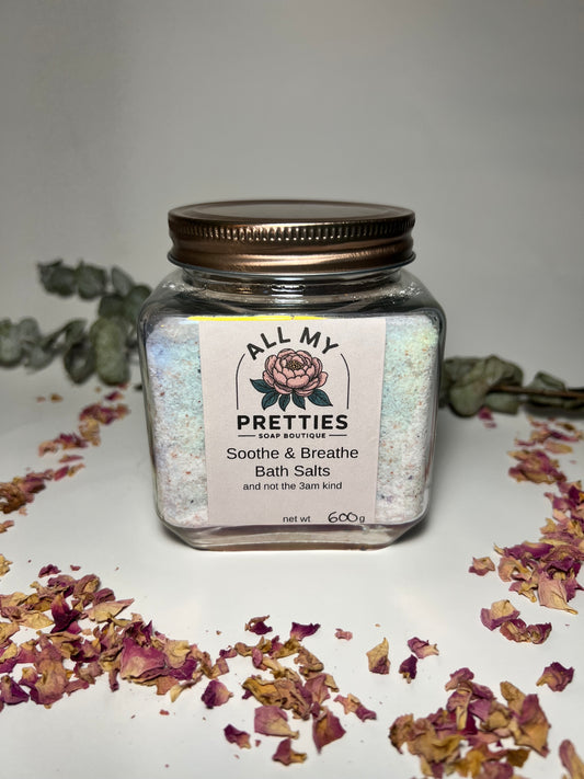 Soothe & Breathe Mineral Bath Salts