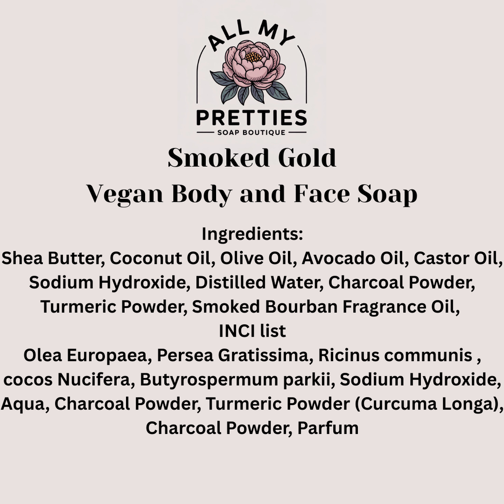 Smoked Gold Vegan Body and Face Soap