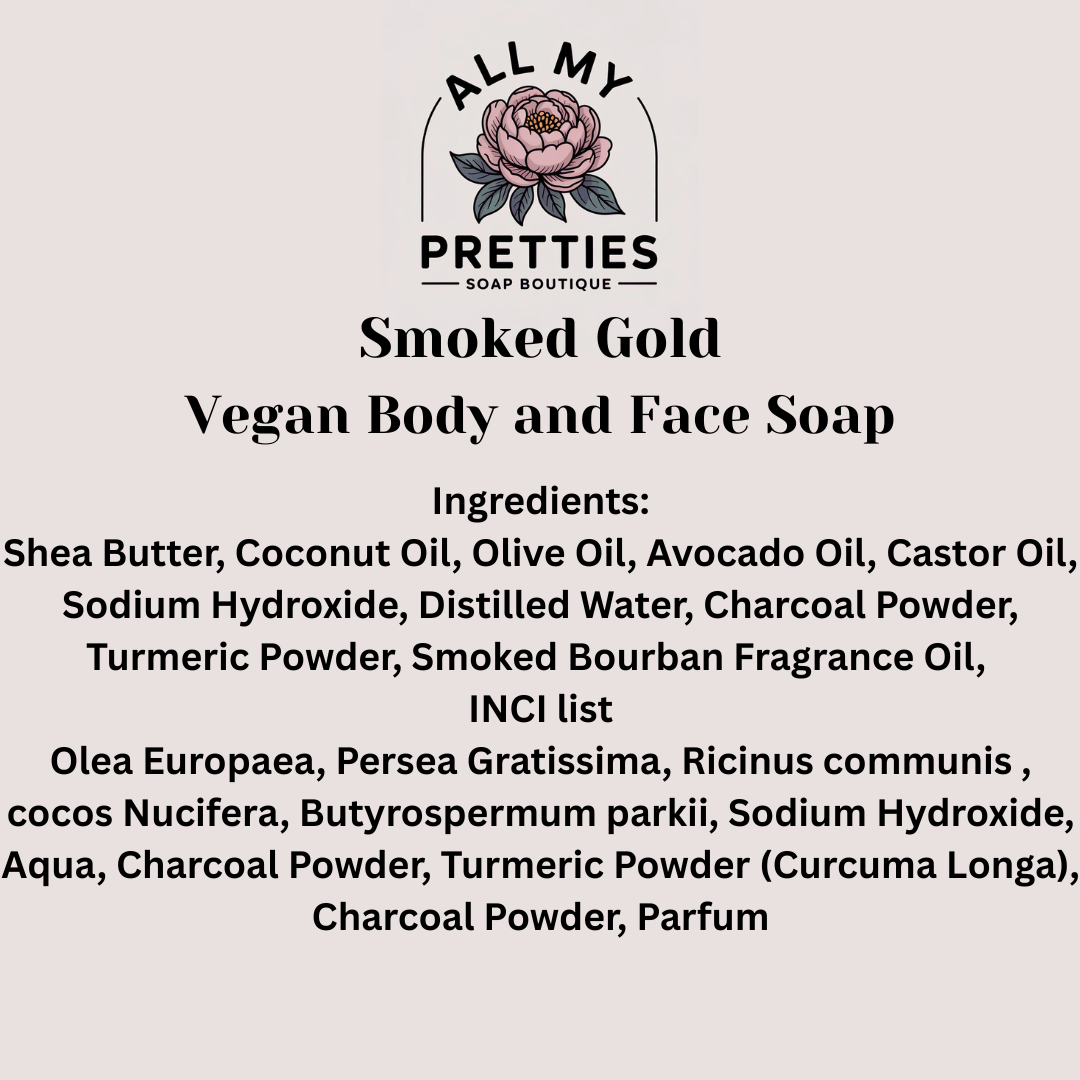 Smoked Gold Vegan Body and Face Soap